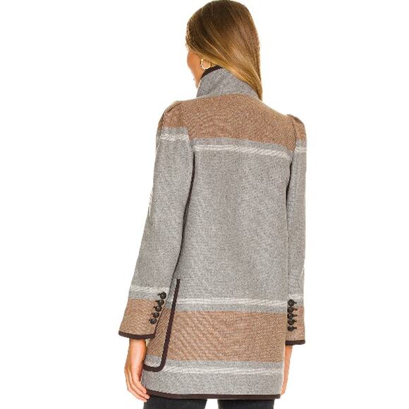 Veronica Beard Flint‎ Camel Multi Toggle Dickey Coat Size Small New with Tags - Picture 6 of 12